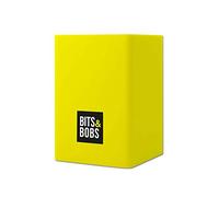 Grafoplás | Crayon Silicone | Jaune Fluor | 9,5 x 6,5 x 6,5 cm | Parfait pour bureau | Bits&Bobs Pop Up Design | Couleurs Fluor