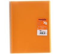 Grafoplás Dossier A4 orange renforcé, 50 poches en polypropylène