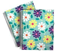Grafoplás | Dossier pochettes en plastique | A4 | 30 doublures transparentes | Avec spirale | Comprend une enveloppe avec fermeture | Couvercles flexibles | Flowers, Elena Corredoira