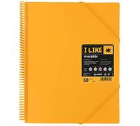Grafoplás Maxiplás I Like Lot de 50 pochettes à spirales Orange