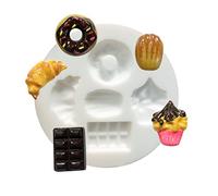 Graine Créative 2 moules en Silicone gourmandises pour pâte polymère