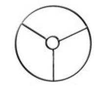 Graine Créative - Armature abat-jour cercle avec bague Ø 10 cm