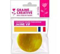 Graine Créative - colorant solide pour bougie 20 g Jaune