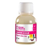 Parfum liquide pour bougie et savon - 27 ml - Senteur feurs des îles