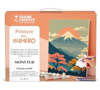 Peinture au numéro Graine Créative Mont Fuji 30 x 40 cm