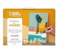 GRAINE CREATIVE Peinture par Numéro Adulte Palmiers, Toile 20x30 cm