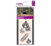 Graine Creative Pochoir Decor 15*40 Tropical