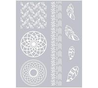 Graine Créative Pochoir pâte polymère Attrape-rêves 11,4 x 15,3 cm