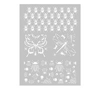 Graine Creative Pochoir Pate Polymere Insectes 114x153mm