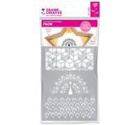 Graine Creative Pochoir Pate Polymere Paon 114x153mm