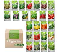 Graine - Semence - Organifer - Pack De Semences De Légumes 25 Variétés Culinaires