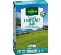 Graines de Gazon Bord de Mer Vilmorin, Les Tropicales Kikuyu, 500 g, 50-75 m²