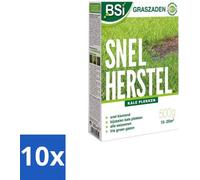 Graines de gazon « Récupération rapide » : pelouse dense et résistante, conditionnement en vrac de 500 g, 10 paquets