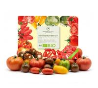 Graines de tomates BIO avec 10 variétés - kit de culture de tomates issues de l'agriculture biologique idéal pour la terrasse, le balcon & le jardin