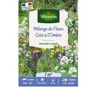 Graines - Vilmorin - Coin ombre - 7 m² - Mélange de fleurs