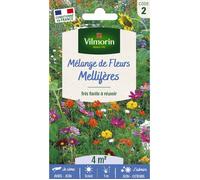 Graines - Vilmorin - Fleurs Mellifères - 4 m² - Mélange de fleurs