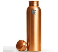 GRAINEX ENGINEER Bouteille d'eau en cuivre de 900 ml avec extra large anti-fuite - un récipient ayurvédique pur pour fitness, sport, yoga et voyage, boire plus d'eau - Lot de 1