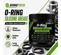 Graisse silicone O-Ring imperméable 50g/100g, pâte blanche pour joints en caoutchouc de voiture, valves, robinets, pompes de piscine 100g