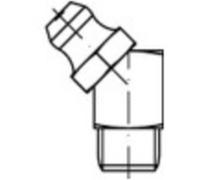 Graisseurs TOOLCRAFT DIN71412 Acier galvanisé 5.8 M8 1 100pcs