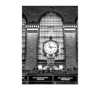 Graiting Tableau d'art Mural en Noir Et Blanc, 1 Pièce, Peinture Décorative for Salon, Affiche sur Toile, Panneau De Rue, Décor Bâtiment(01,21x30cm No Frame)