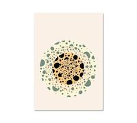 Graiting Toile De Peinture avec Système Vert Abstrait, 1 Pièce, Vase d'art Mural, Imprimés, Salon, Chambre À Coucher, Décoration La Maison(09,21x30cm No Frame)