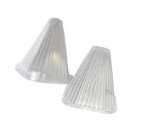 Gralara 10 Pièces Cloches de Jardin pour Plantes Dôme de Protection Cloche Mini Serre Accessoires Résistantes Au Gel Anti-Oiseaux Convient à La Prot, 10 Pièces, 15 Cm X 15 Cm X 4.5