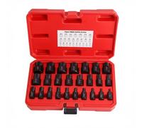 Gralara 25 Pièces Jeu Extracteur Boulons Cassés Professionnel Kit Extracteur Vis Abîmées Haute Résistance Coffret Démontage Vis Foirées