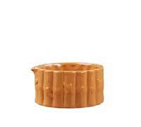 Gralara 3 Pièces Bol à Matcha avec Fouet et Support Style Ère Traditionnelle Kit Préparation du Thé Moulu sign Bambou, Marron