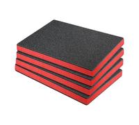 Gralara 4 pièces inserts en mousse artisanale pour les étuis EPE Feuilles de mousse de mousse emballées pads en mousse coupés pour le tiroir, 40cmx35cmx2.5 Cm
