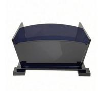 Gralara Acrylic Display Shelf Présentoir de Comptoir Boîte Acrylique Organiseur Plateau Transparent avec Structure Solide et Pieds Noirs Adapté pour Bureau Étagère Comptoir Vitrine 300x300x150mm