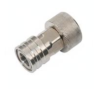 Gralara Adaptateur de Buse de Tuyau Convertisseur Raccord Réducteur Jonction en Acier Inoxydable Résistant aux Intempéries avec Raccord Rapide Compatible