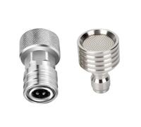 Gralara Adaptateur pour Tuyau d'arrosage et Nettoyeur Haute Pression - Connecteur en Acier Inoxydable, avec Pommeau de Douche