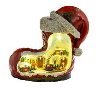 Gralara Boîte à Musique de Noël, Figurine, Décoration électrique Créative pour La Maison, Cadeau de Noël, Décoration de Fêtes pour Enfants et Femmes, Train Ro