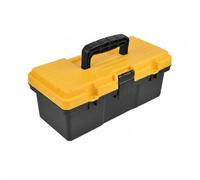Gralara Boîte à Outils Industrielle Mallette Organisateur Coffret Conteneur Robuste à Grande Capacité avec Verrouillage Renforcé et Poignée Confortable, 14 Pouces