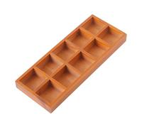 Gralara Boîte de Rangement en Bois avec Compartiments à 10 Compartiments, Boîte de Collection et Présentation, Présentoir, Plateau pour Bijoux, Bricolage, Collection