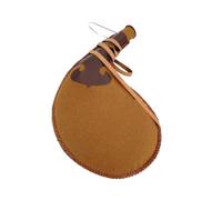 Gralara Bota Pochette Sac à vin Petite Grande capacité vin Bota Sac outres à vin pour Les fêtes randonnée reconstitutions historiques décoration, 45 cm Marron