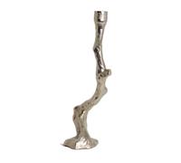 Gralara Bougeoir en Aluminium Morne Bougeoir avec Base Lestée Métallique Porte-Bougie pour Restaurant, Hôtel, 10 9 H35cm, Grand
