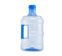 Gralara Bouteille d'eau Réutilisable Transparente avec Anse Solide Cruche Portable en Pet avec Bouchon Étanche Bidon Vide pour Distributeur d'eau Pota