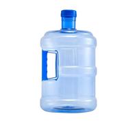 Gralara Bouteille d'eau Réutilisable Transparente avec Anse Solide Cruche Portable en Pet avec Bouchon Étanche Bidon Vide pour Distributeur d'eau Pota