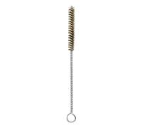 Gralara Brosse de Nettoyage de Tubes à Poils En Laiton, Brosse de Drainage, Brosse Métallique Flexible et Polyvalente pour Pièces Automobiles et Bouteilles, D, 20 cm x 1.8 cm
