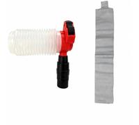 Gralara Capot Anti-Pssière Raccord Réglable Compatible Capot Perçage Section Cannelée Ajustement Ferme Hotte D'aspiration pr Atelier, Style B