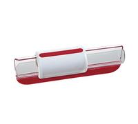 Gralara Coupe-Aliments, Tranchez Tomates, Raisins, Olives, Poulet, Fraises, Salades, Support Antidérapant pour Une Découpe Facile, Rouge, Vert, Rouge