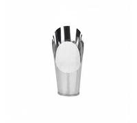 Gralara Désherbeur de Jardin Houe Sarcloir Pelle Transplantoir Courte en INOX pour Creuser Précis et Enlever Les Herbes, Grand, Pelle À Tamis en Acier Inoxydable