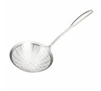 Gralara Écumoire En Acier Inoxydable une Seule Pièce Cuillère Passoire à Long Manche Antirouille Outil Cuisine, Grand 18cm