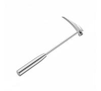 Gralara en Acier Inoxydable Double Outil de Désherbeur Couteau Agricole Tranchant Affûté pour Ciboulette et Oignons Verts Manche Long Antifatigue Adaptée au