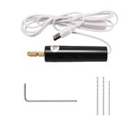 Gralara Ensemble de Perceuse électrique USB, étau à Broche électrique, Meuleuses, Embouts de Micro-foret Hélicoïdal pour La Fabrication de Bijoux En Résine et, Modèle A