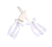 Gralara Ensemble Spatule Gâteau Pelle Pâtisserie Service Couteau Coupe Acier Inoxydable Facile à Nettoyer Adapté Mariage Réception Cuisine Célébration Cadeau, Étoile de diamant d'or