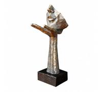 Gralara Figurine Décorative Base Stable Polyvalent Sculpture Ornementale Table Artistique Statute sur Socle pr Caau Personnel, Entrée, Bureau, Série Reposementon
