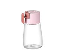 Gralara Flacon à épices, à Sel, Flacon de 180 Ml avec Poussoir pour Condiments, Pot à épices, Rose