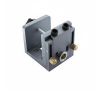Gralara Gabarit de Perçage 3 En 1 Polyvalent Gabarit de Tourillon Précision Guide Perçage En Aluminium pour Menuisiers, Bricoleurs, Travail du Bois, Kit De Gabarit De Perçage De 9,5 Mm, Modèle B